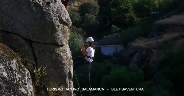 bautismo escalada salamanca rapel